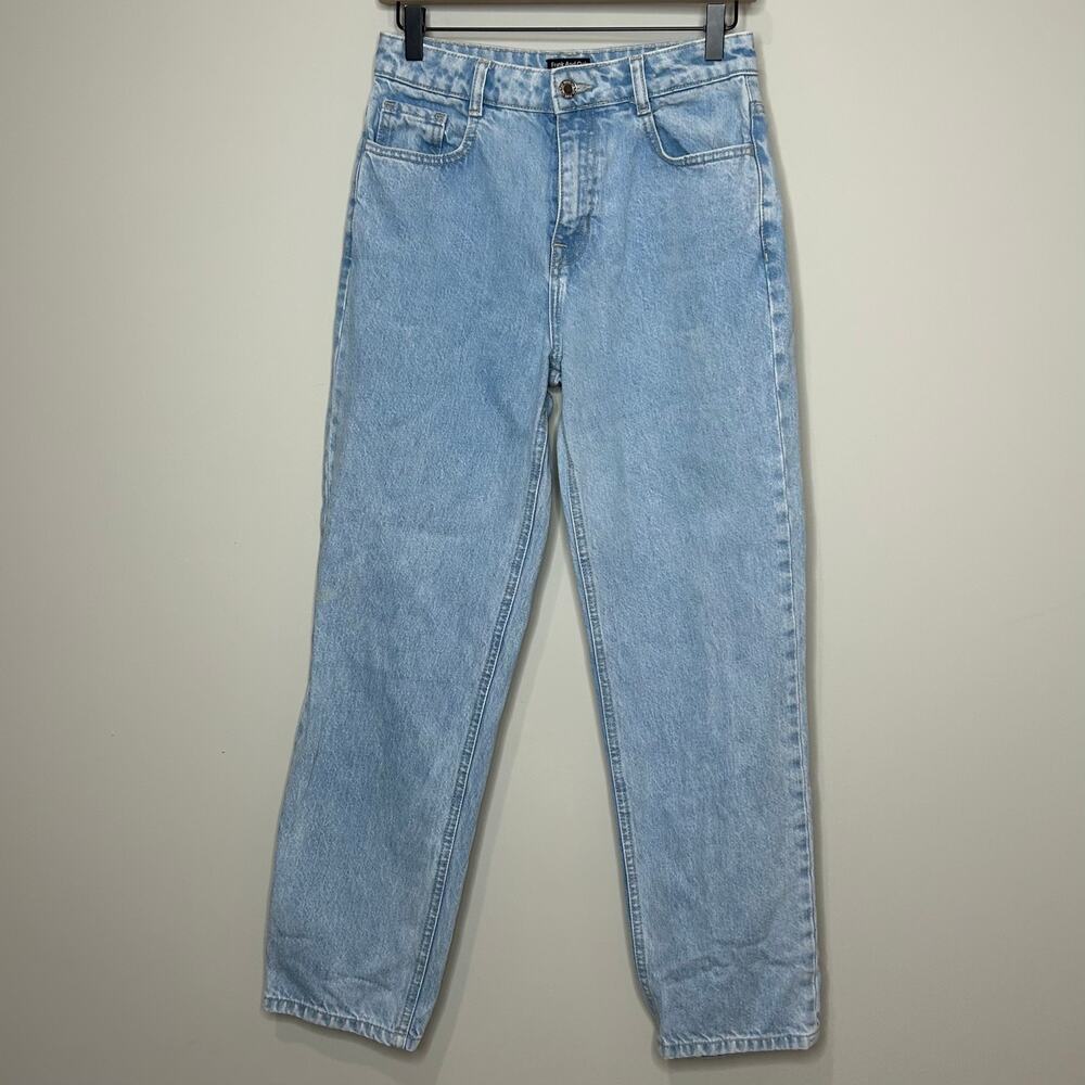 Frank and Oak Patti Jeans Size 27 Straight Fit Mid-Rise Straight Leg 28" Inseam